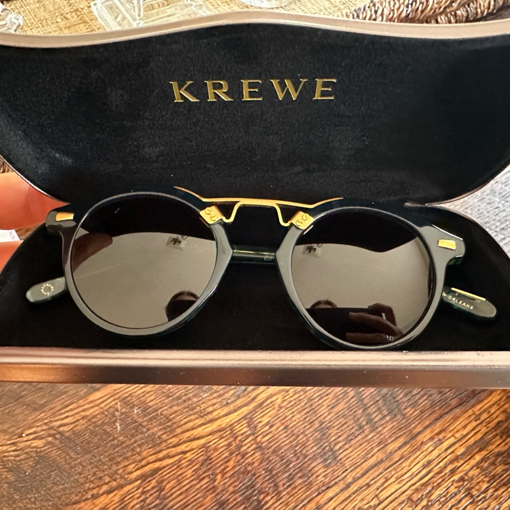 KREWE St Louis Classic Sunglasses (never worn)